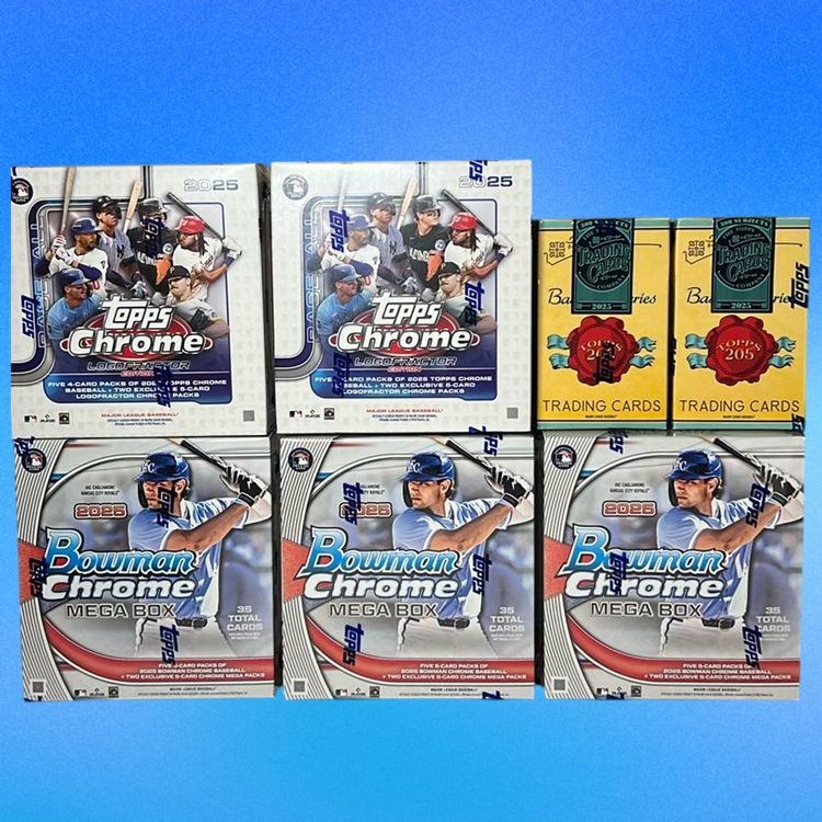 2025 Topps & Bowman Baseball 7 Box Mixer Live Team Rip #3 MBB1651 (stacked shipping)