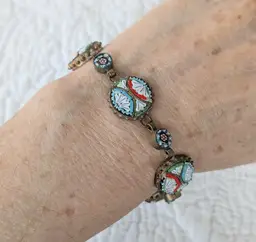 Vintage Italian Micro Mosaic Bracelet
