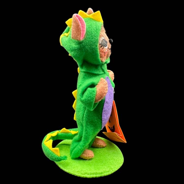 Trick Or Treat Dragon Mouse From Annalee Collectible Plush 6”T 4”W