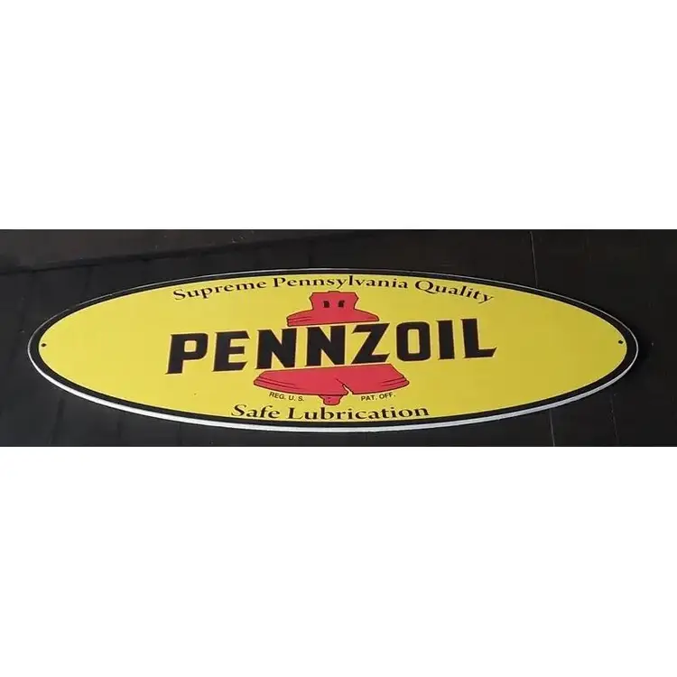 Vintage Pennzoil Sign - Garage - Bedroom - Game Room - Bar - Man Cave - Fathers Day