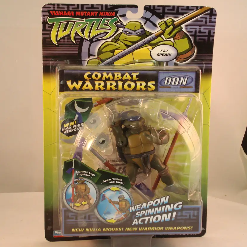 Teenage Mutant Ninja Turtles Combat Warriors Don #54644 - Factory Sealed - 2005