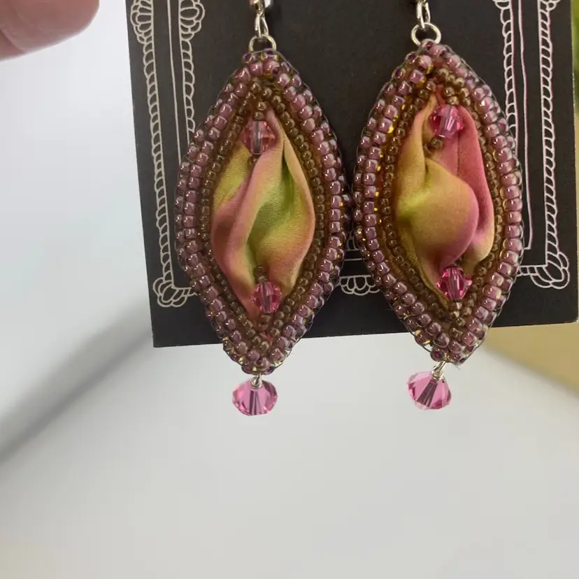 Shibori Earrings