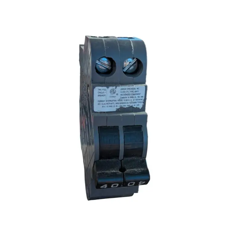 UBIF0240N CONNECTICUT ELECTRIC 2POLE 120-240V 40AMP CIRCUIT BREAKER SNAP IN
