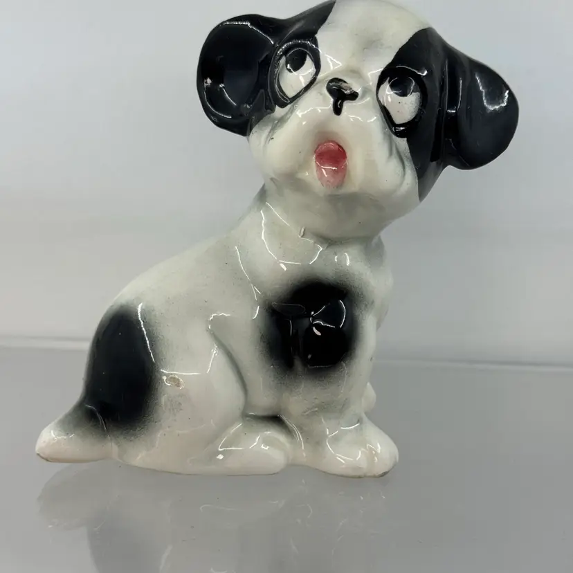 Derpy Vintage Dog Figurine