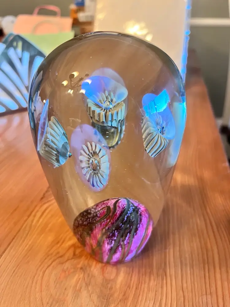 01 Robert Eickholt 7” Sea Urchin Dome Paperweight 🤩🪸