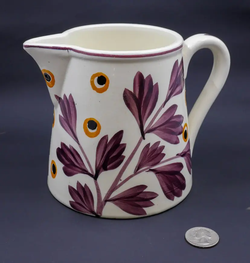 SMF Schramberg Hand-Painted Ceramic Pitcher