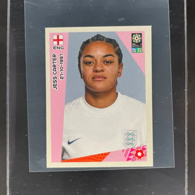 Jess Carter 2023 Panini Women’s World Cup Sticker England Soccer Card