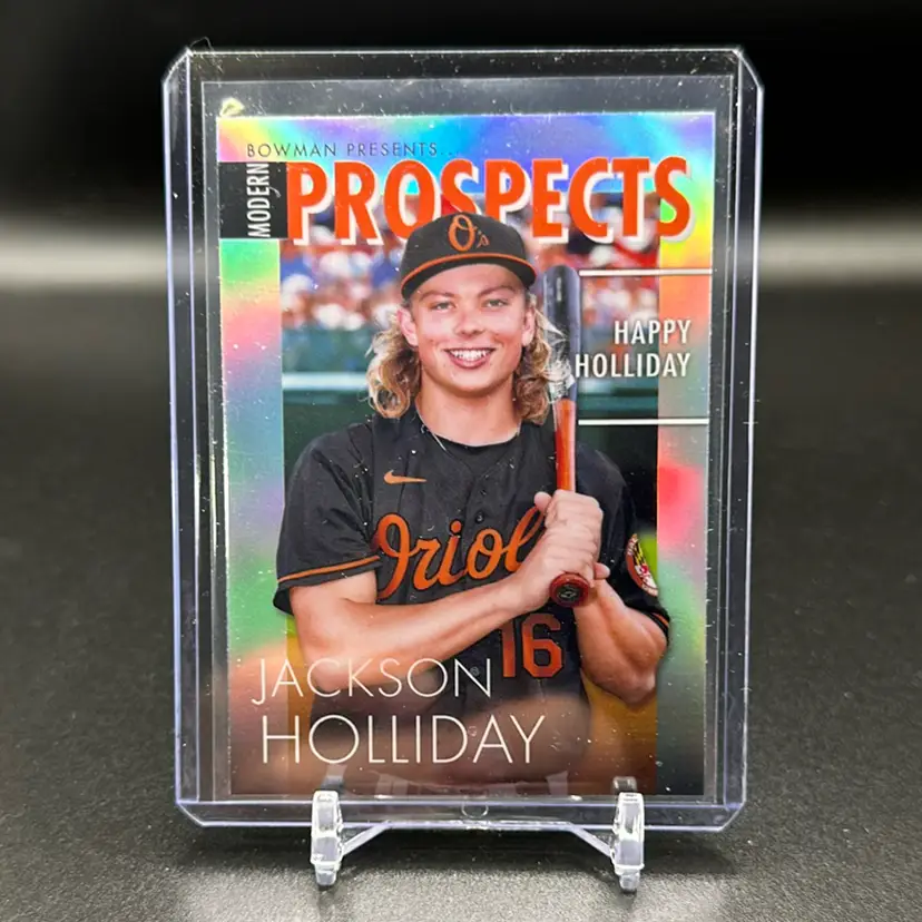 Jackson Holliday 2023 Bowman Chrome Modern Prospects Baltimore Orioles
