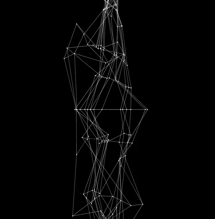 Network Triptic: Where Code Meets Sculpture.