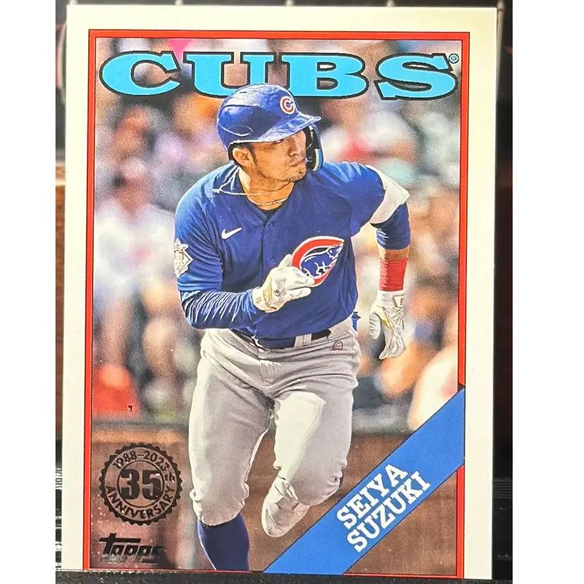 Seiya Suzuki Chicago Cubs 2023 Topps S1 1988 Topps Baseball 35th Anniversary