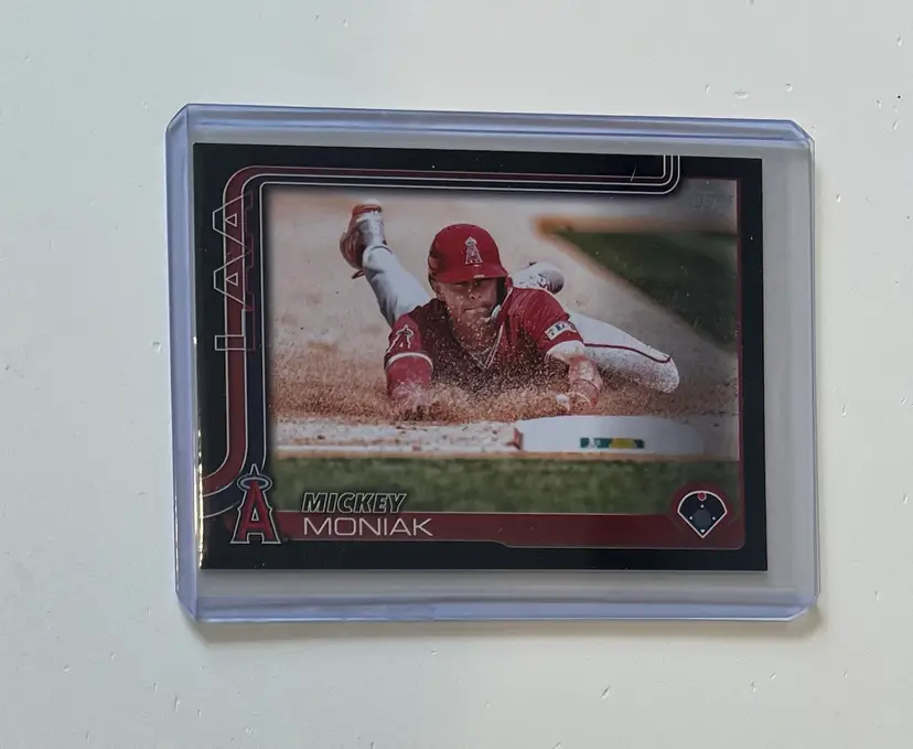 Mickey Moniak Topps Black /74 Los Angeles Angels