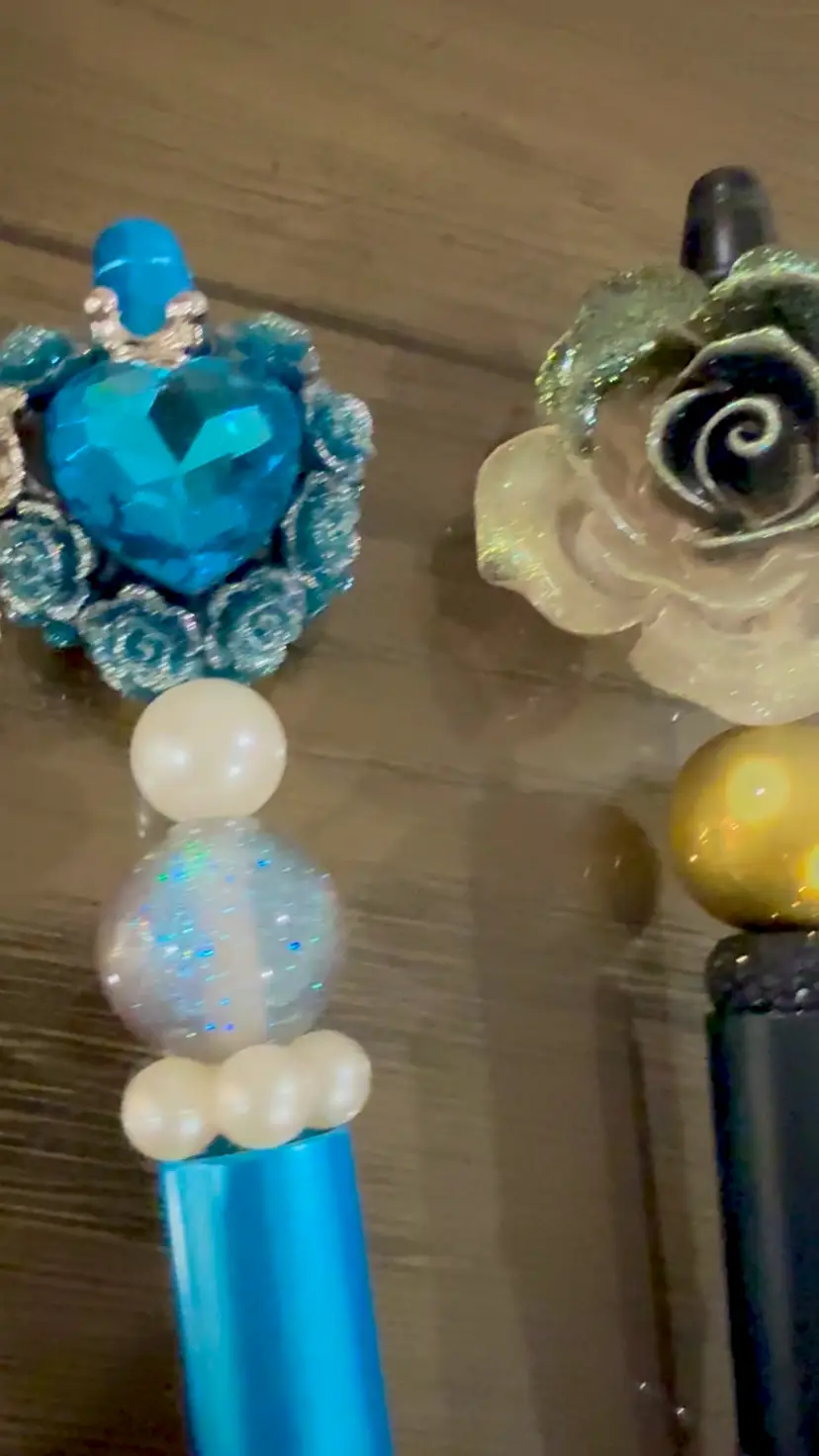 2 Handmade, Beatable Pens. Heart And Custom.