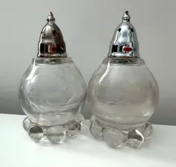 Vintage Imperial Glass Candlewick Salt & Pepper Shaker