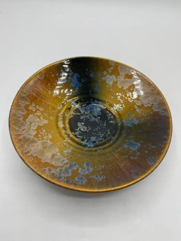 Bill Campbell Crystalline Glaze  Decorative Bowl