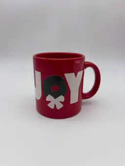 Vintage Waechtersbach Christmas JOY 10oz Coffee Mug West Germany