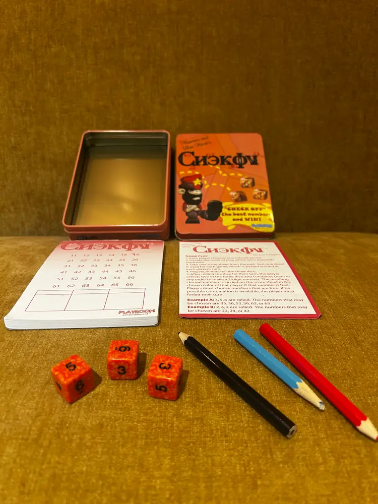 Chekov "Check Off the Best Numbers to Win!"