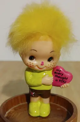 Berrie figurine. My Every Thought is You. By Wallace Berrie. 1970's. Great condition. Perfect for Valentine's day.