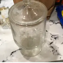 Apothecary Jar Letter S