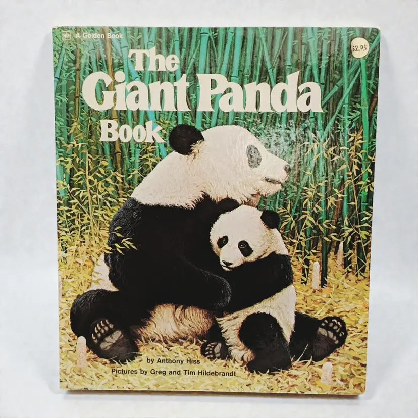 A Golden Book The Giant Panda Book by Anthony Hiss Hardcover 1973 First Edition