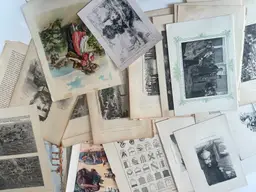 100 Antique Book Page Prints. 1800s-1900s Ephemera. Lithographs, Engravings, Graphics, Crafting, Scrapbooking, Bulk #4