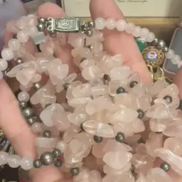 3 Strand Rose Quartz