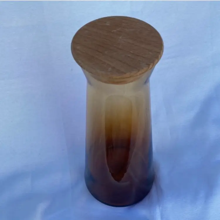 Amber Glass Carafe