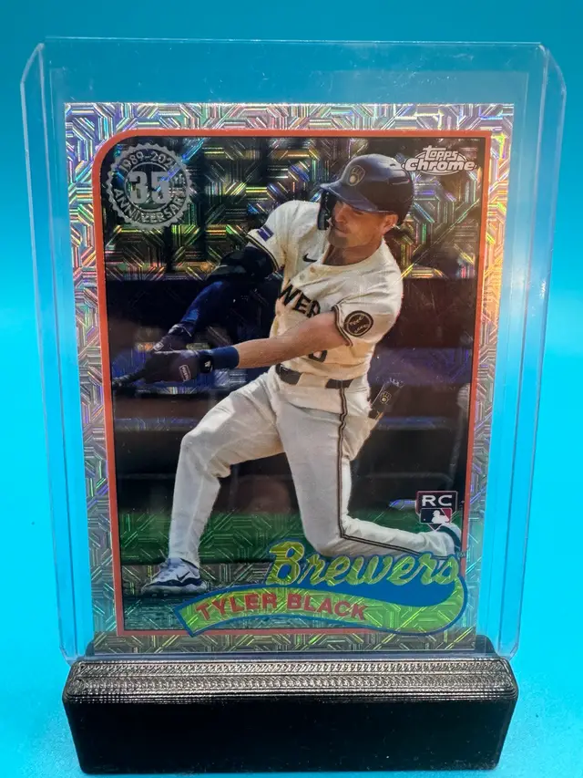 Tyler Black Topps Update Silver Pack 1989 Chrome Mojo RC Milwaukee Brewers