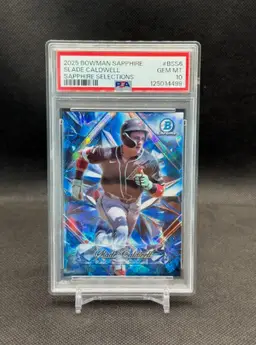 Slade Caldwell 2025 Bowman Sapphire Sapphire Selections PSA 10