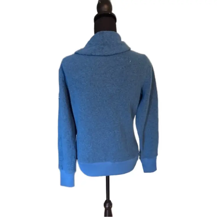 Saucony Blue Cowl Neck Sweater Size M