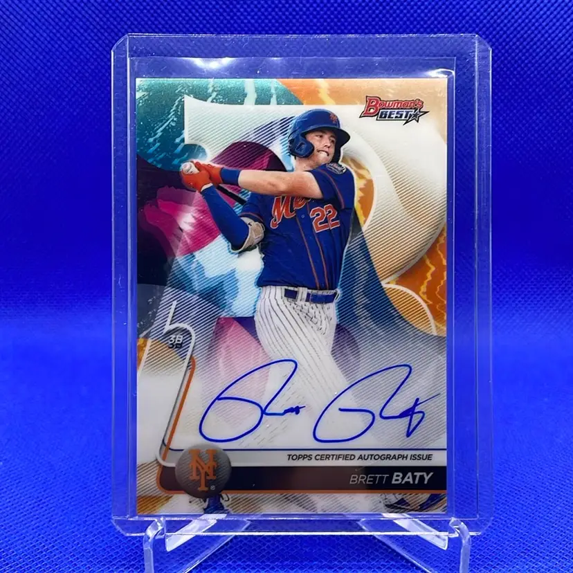 2020 Bowman’s Best Of 2020 Auto Brett Baty New York Mets