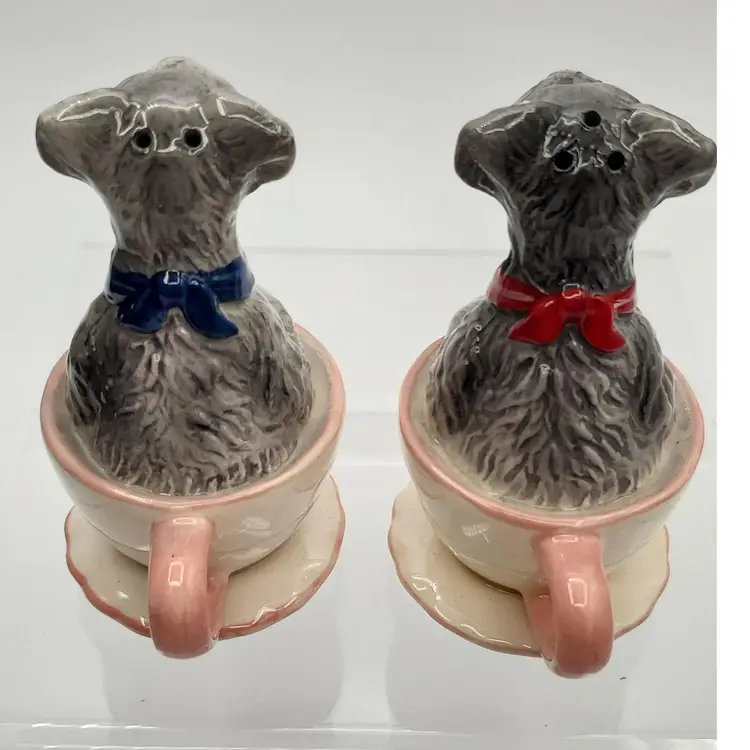 Pacific Giftware Schnauzer Puppy Salt & Pepper Shakers