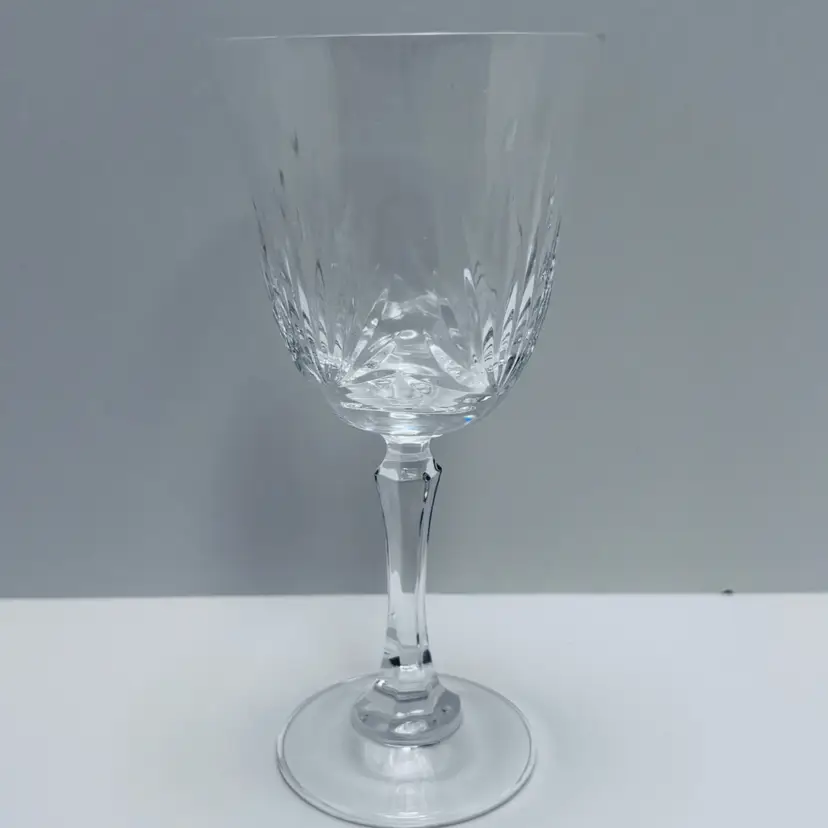 Crystal Wine Goblet 6 1/2 Inches