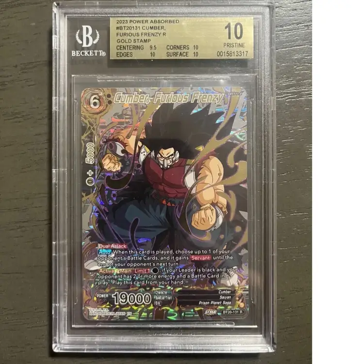 2023 Dragon Ball Super Power Absorbed Cumber Furious Frenzy Gold -BGS10-