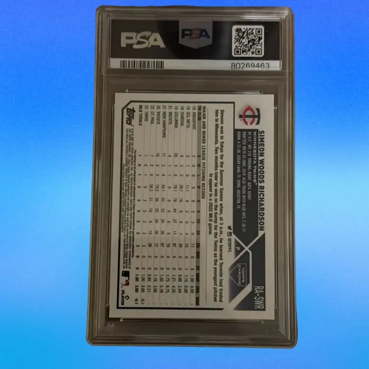 2023 Topps Chrome Simeon Woods Richardson Auto /5