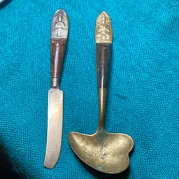 Chinese Siam Butter Knife And S.Thailand Grapefruit Spoon.