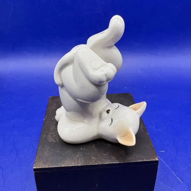 Fitz And Floyd Ceramic Tumbling Cat Japan