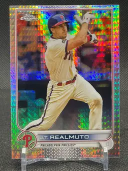 2022 Topps Chrome - J.T. Realmuto #13 Prism Refractor