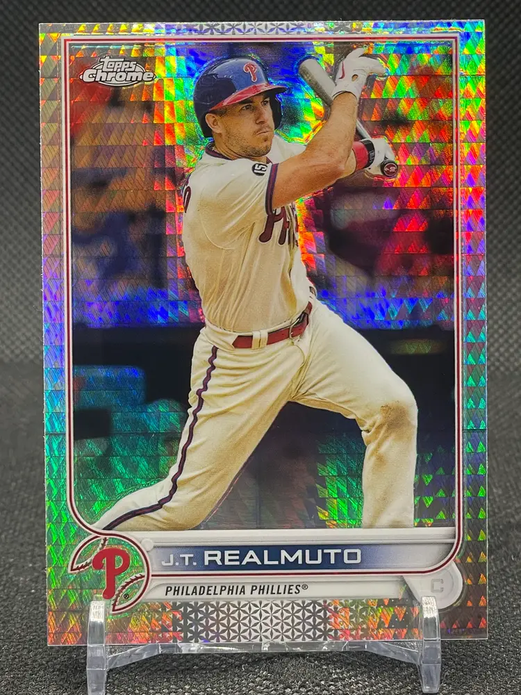 2022 Topps Chrome - J.T. Realmuto #13 Prism Refractor