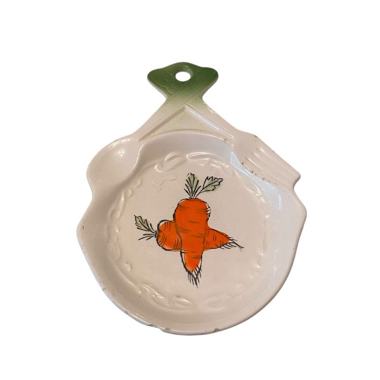 Vintage Made in Japan Carrot Spoon Rest