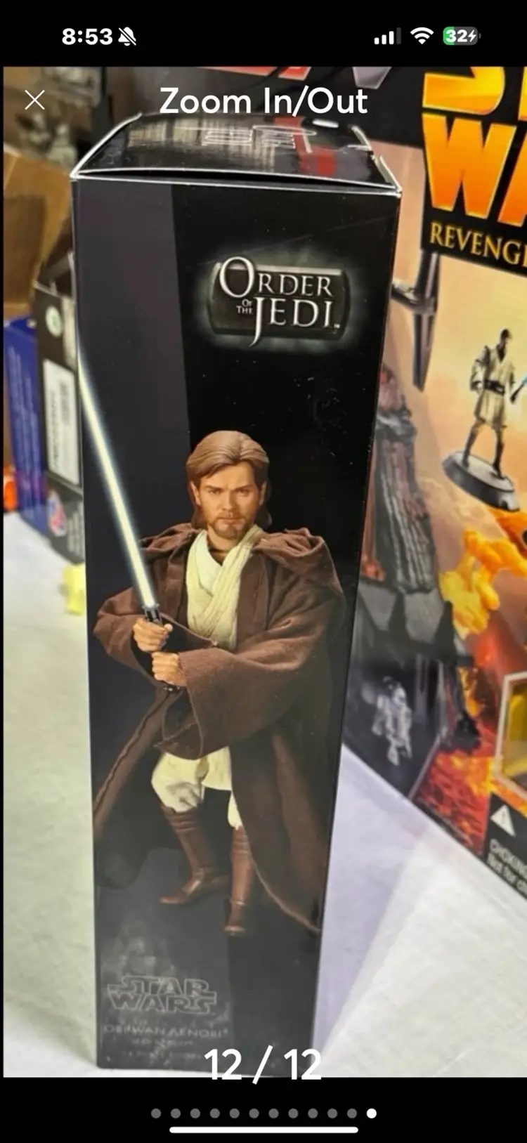 OBI WAN KENOBI Sideshow Collectibles Star Wars 1:6 scale box is NEAR MINT