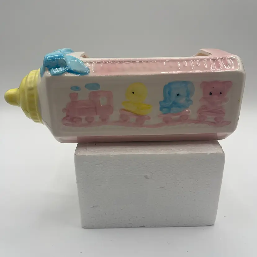 Vintage Nursery Planter Baby Bottle 8” Long By Rubens