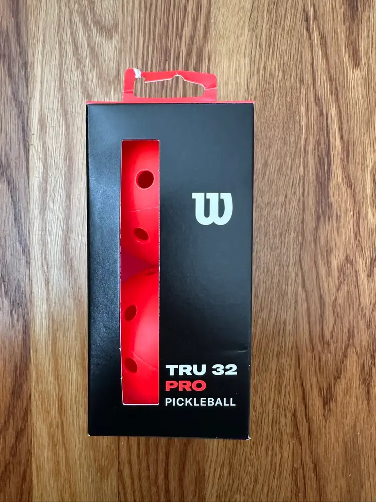 Wilson Tru 32 Pickleballs 2 Pack Red Balls