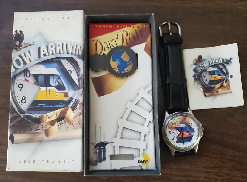 Commemorative Time Dart Rail Watch PR-1063 Black