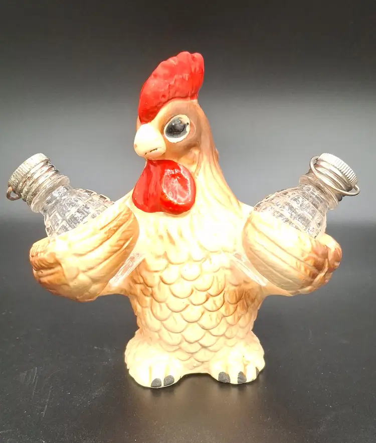 Artmark Vintage Rooster Salt & Pepper Shaker Set – Made in Japan
