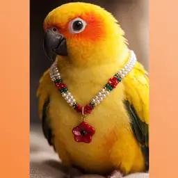 Vintage Red Lampwork Poppy Pendant Pearl, Jade, Red Coral Necklace