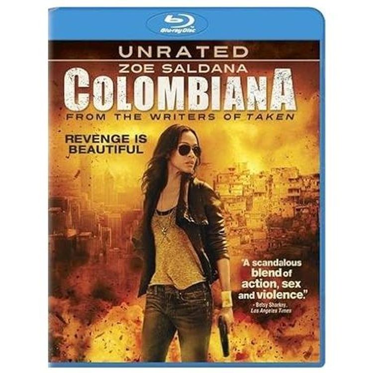 Colombiana Unrated Blu-ray Disc LIKE NEW