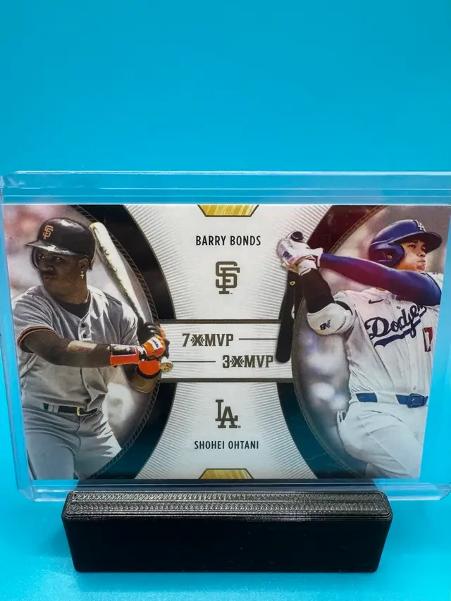 Barry Bonds & Shohei Ohtani Topps Welcome To The Club 3X MVP San Francisco Giants & Los Angeles Dodgers