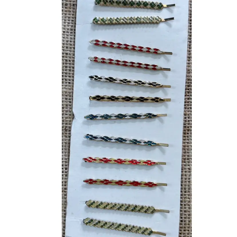 Vintage Gold Tone Ornate Hair Pin Set Accessories Boho Romani Festival Retro