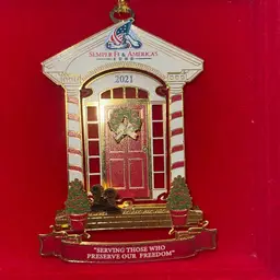 Brass Marine Semper Fi Ornament 3.5”