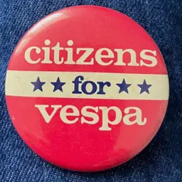 1976 Citizens For Vespa pin